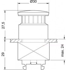 3SB3001-1DA41 Элемент управления