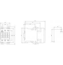 3RT1024-1BB40 Контакторы SIRIUS 3RT1, 3-х полюсные, 30 ... 250 кВт