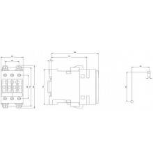 3RT1024-3BB40 Контакторы SIRIUS 3RT1, 3-х полюсные, 30 ... 250 кВт