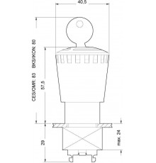 3SB3500-1MA20 Приводы - АВАРИЙНАЯ ОСТАНОВКА грибовидные кнопки