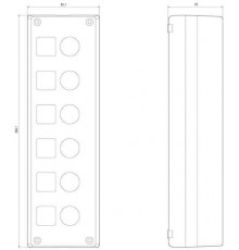 3SB3806-2AA3 Пустые корпуса